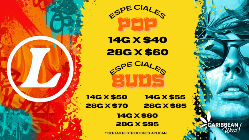 Caribbean Weed 14g x $40 28g x $60 SB | 14g x $50 28g x $85 Buds
