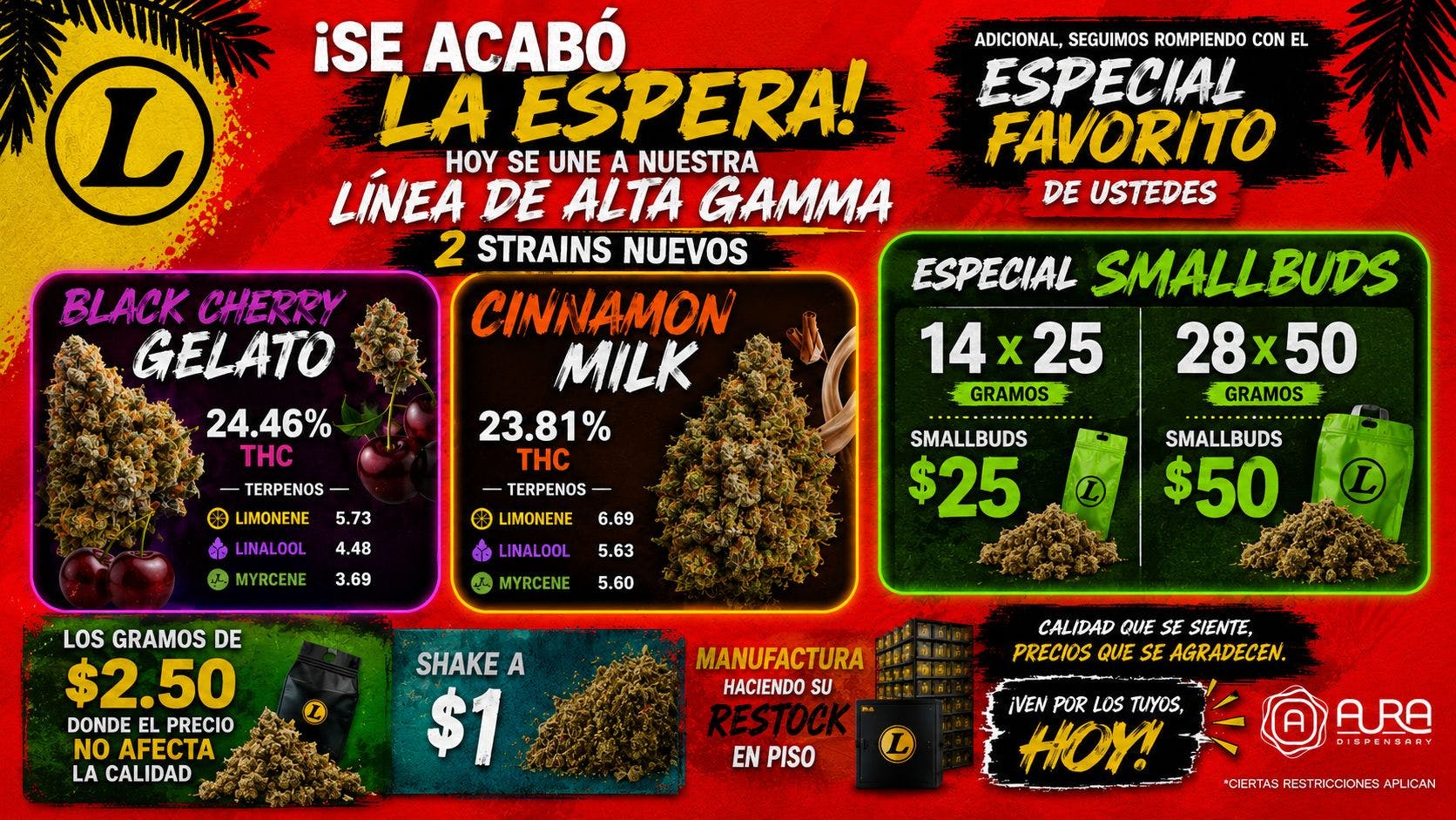Aura 🔥 14g x $25 🔥 28g x $50