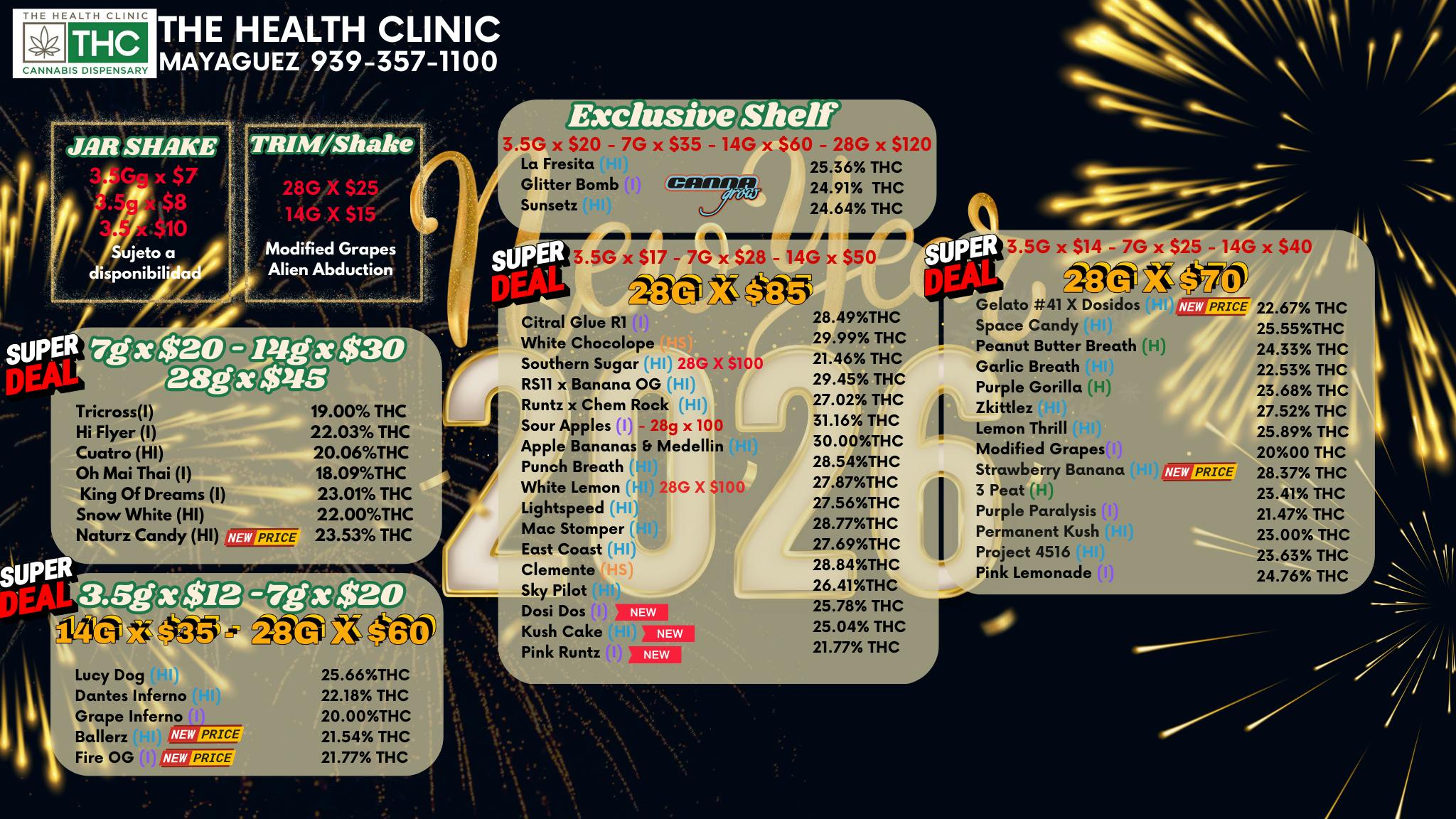 The Health Clinic - Mayaguez Menu de Flores (Martes)