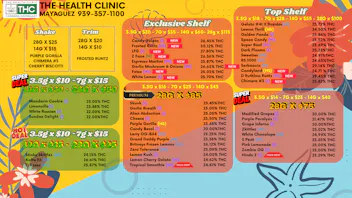 The Health Clinic - Mayaguez MENU DE FLORES / FLOWER MENU