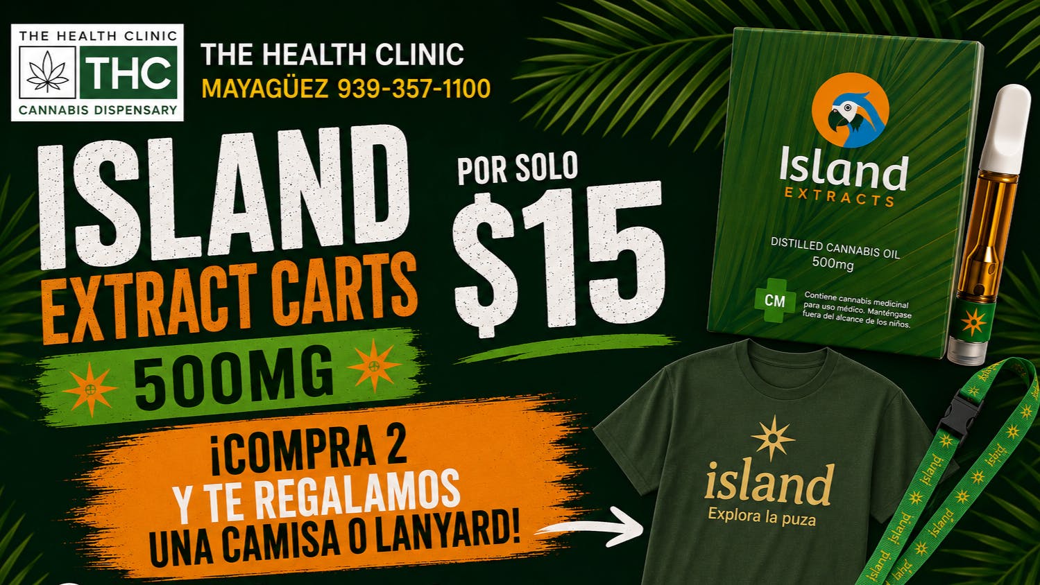 The Health Clinic - Mayaguez CARTS X $15 + REGALO