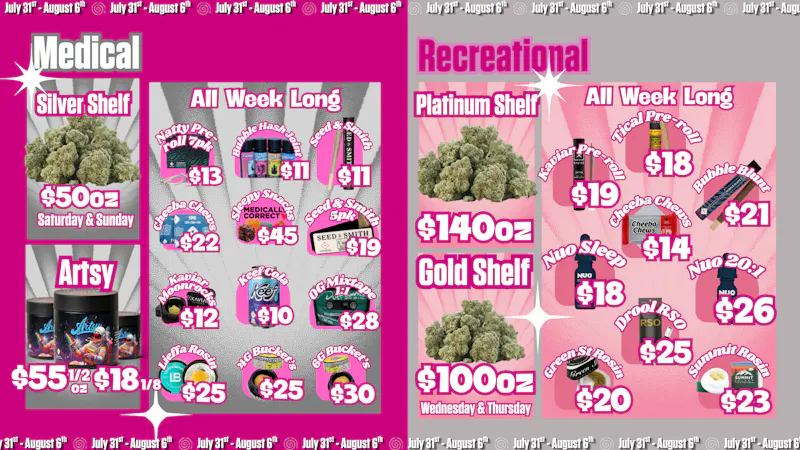Confidential Cannabis - Broomfield July 31st - August 6th DEALS
