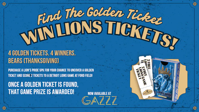 GAZZZ Cannabis Co FREE LIONS GAME TICKETS! 🏈🎟️