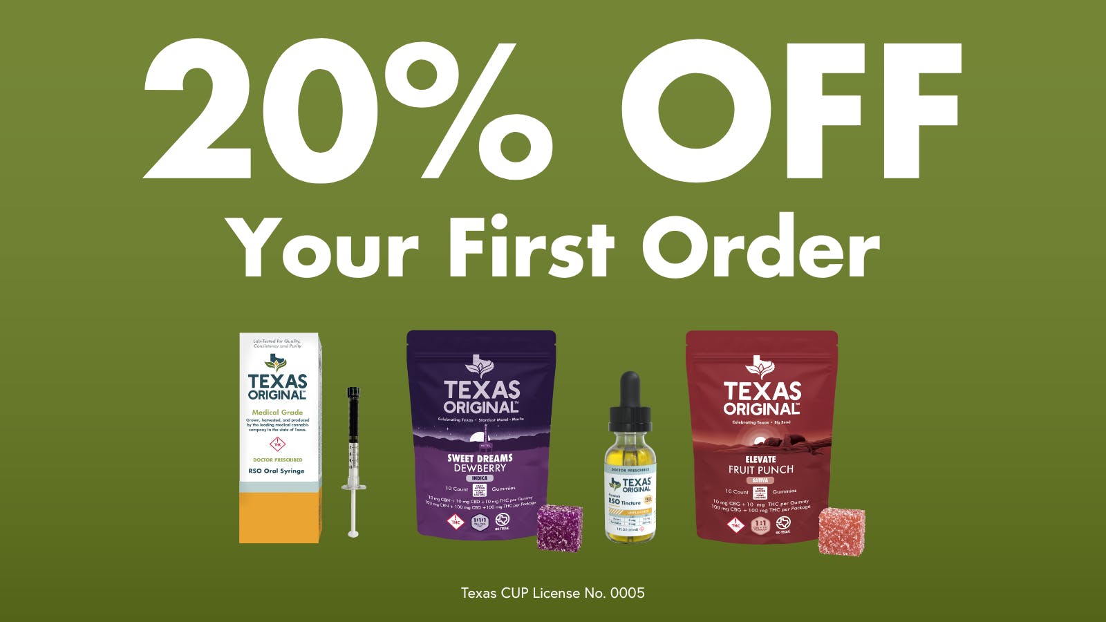Texas Original - Plano 20% Your First Order