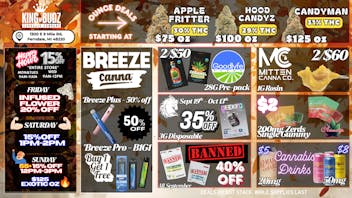 King of Budz - Ferndale September Deals