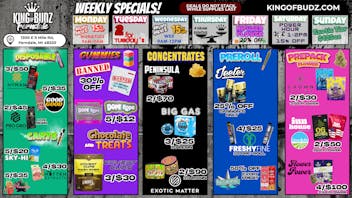 King of Budz - Ferndale Weekly Deals 🎉