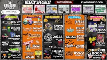 King of Budz - Ferndale Weekly Deals 🎉 (10/27-11/2)