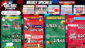 King of Budz - Ferndale Weekly Deals 12/8-12/15