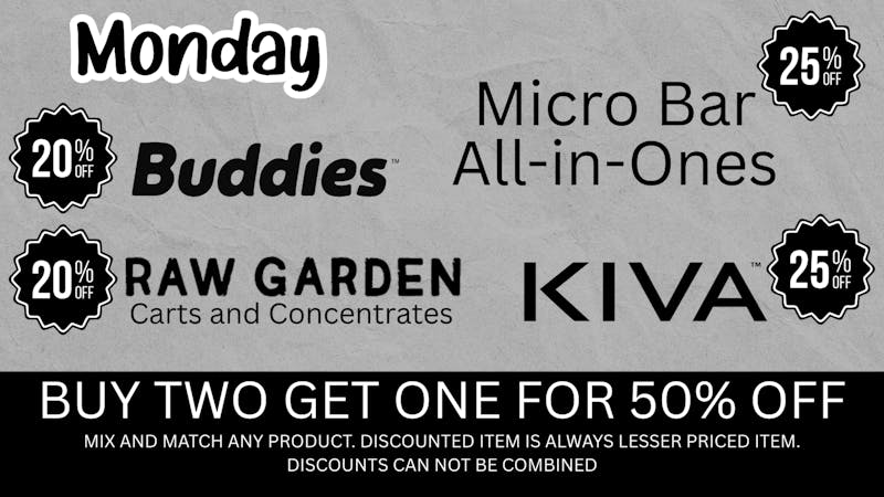 Delta Dispensary MONDAY MADNESS 20% OFF