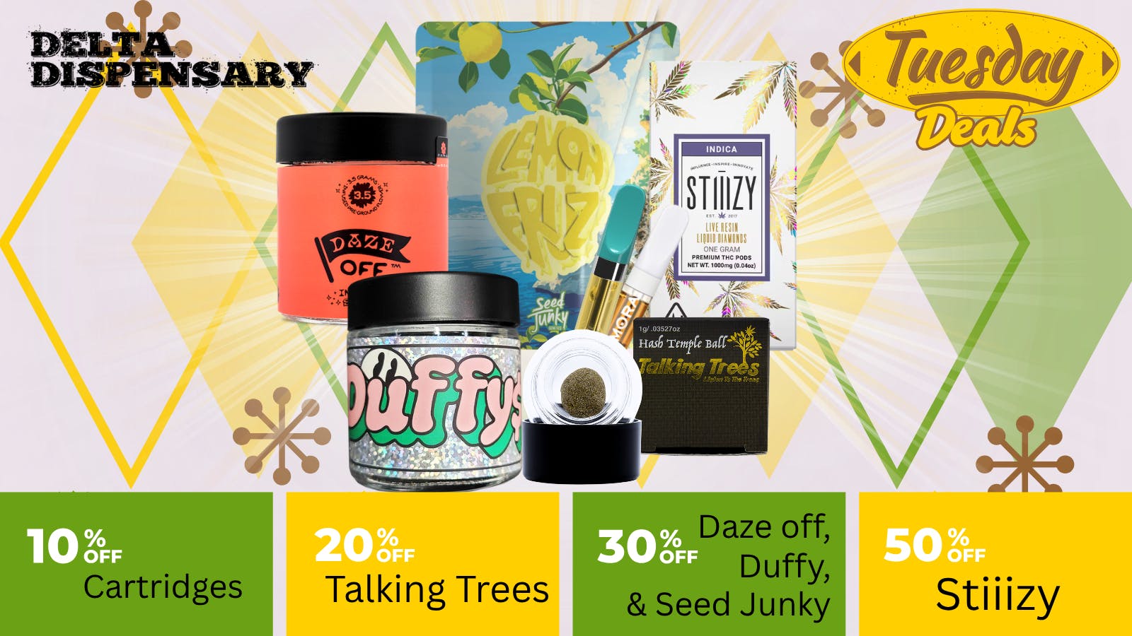 Delta Dispensary Tuesday Deals