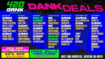 420 Dank Jackson (formerly First Class) BEST DELI SELECTION IN JACKON