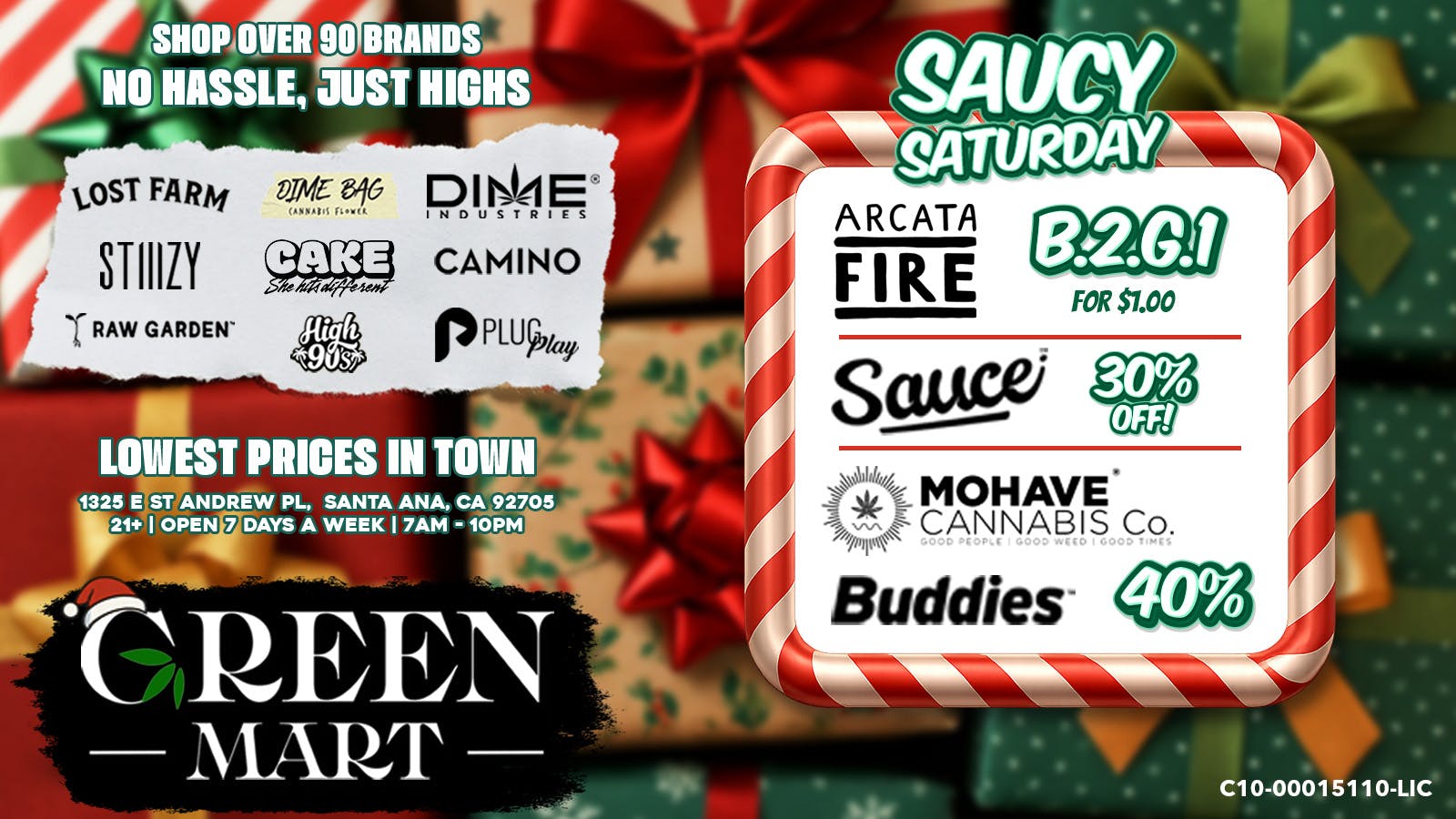 Green Mart Saucy Saturday savings