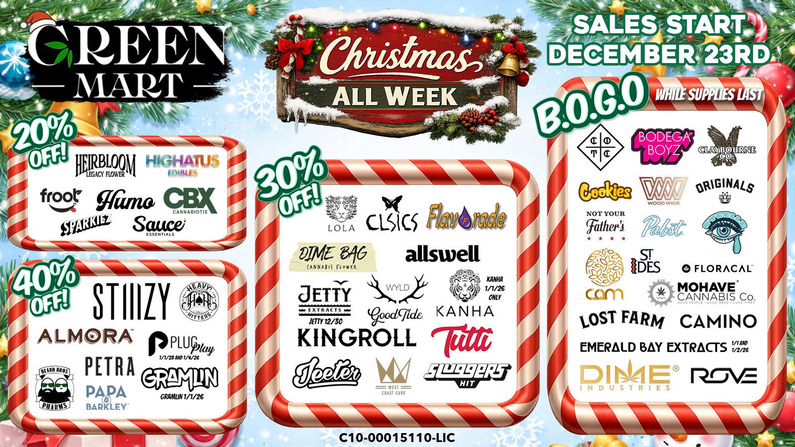 Green Mart Holiday Deals at Green Mart