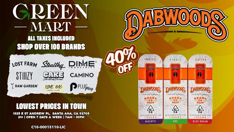 Green Mart 🚀 Stock Up & Save — 40% OFF Dabwoods