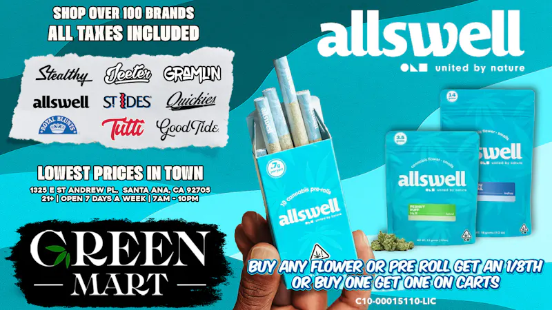 Green Mart Allswell 4/20 BOGO DEALS