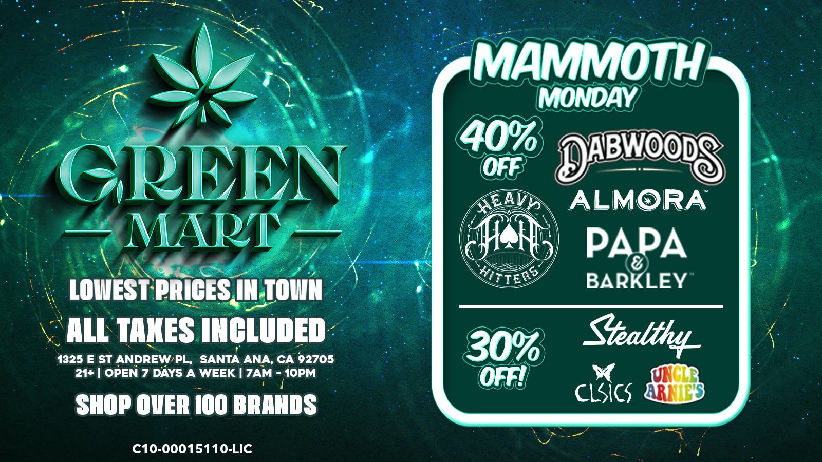 Green Mart Mammoth Monday Deals