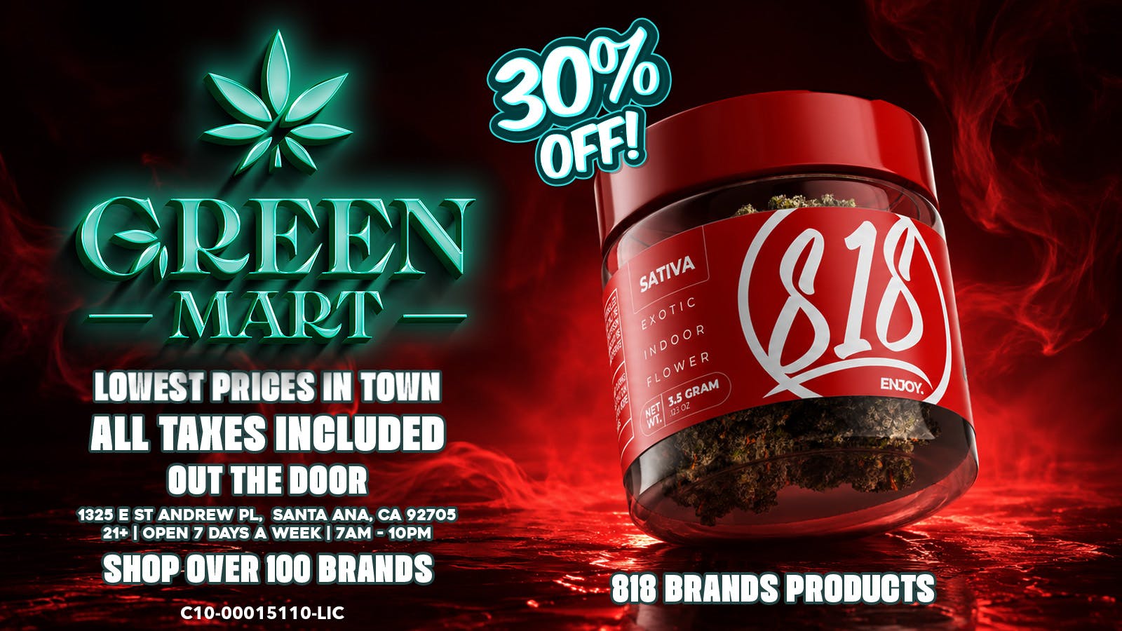 Green Mart 818 Brands 30% OFF