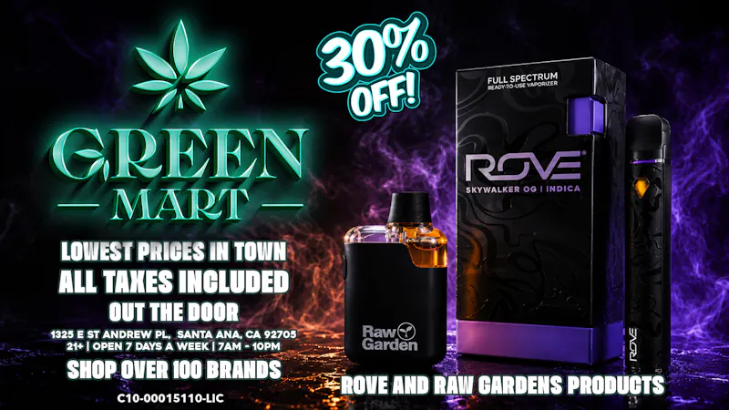 Green Mart 30% OFF ROVE AND RAW GARDEN