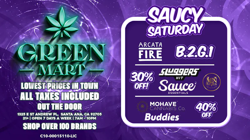 Green Mart Saucy Saturday Steals 🔥 Big Brand Discounts!
