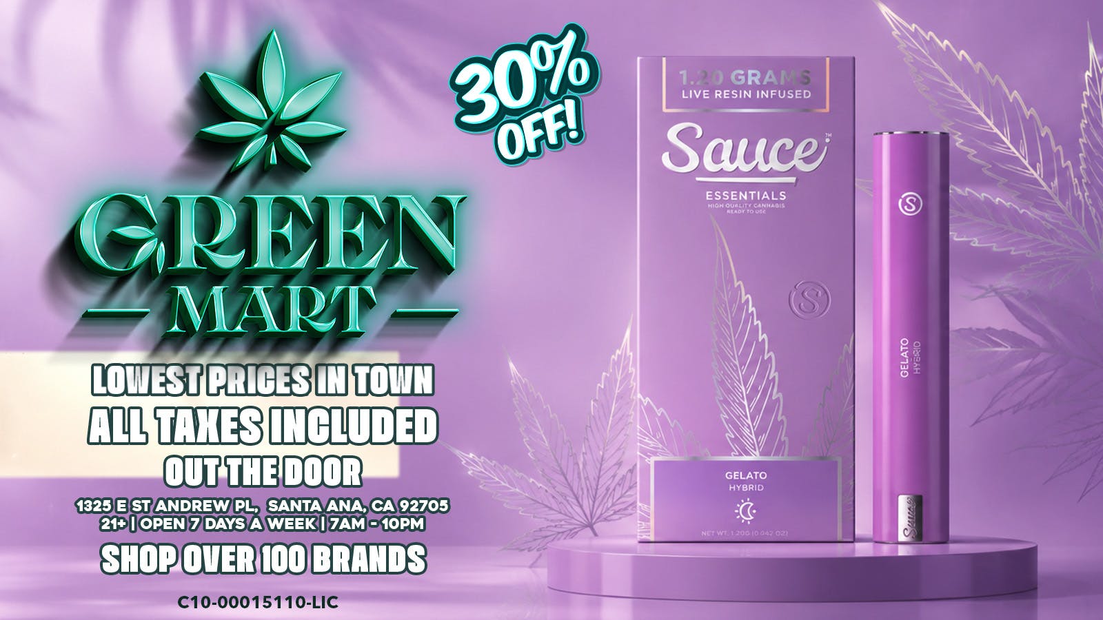Green Mart 30% OFF SAUCE ESSENTIALS