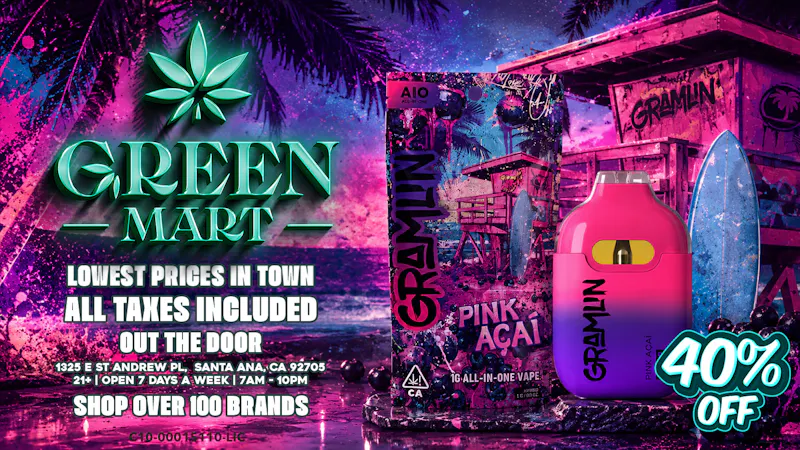 Green Mart 🔥 Sunday Steals – 40% OFF Gramlin