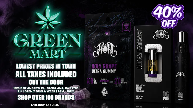 Green Mart 🔥 40% Off Heavy Hitters at Green Mart