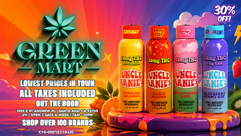 Green Mart 30% off Uncle Arnies!
