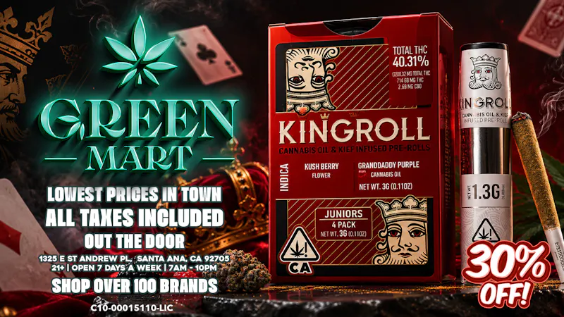 Green Mart 🔥 KINGROLL 30% OFF TUESDAY AT GREEN MART 🔥