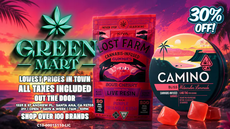 Green Mart 🍬 Lost Farm & Camino – 30% OFF!