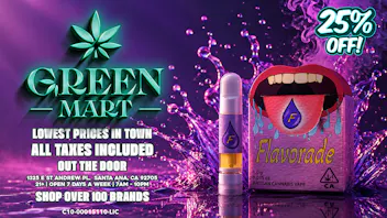 Green Mart FLAVORADE – 25% OFF!