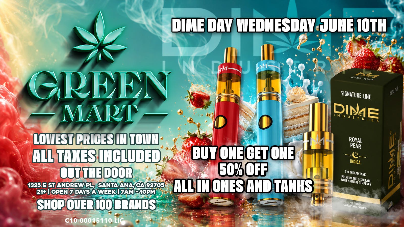 Green Mart DIME DAY at Green Mart
