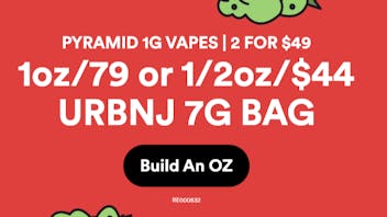 FLORO URBNJ | 7G Ready2Roll Flwr | 1/2oz $45 or 1oz $79