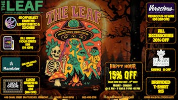 The Leaf BOO! Scary good deals into November!!