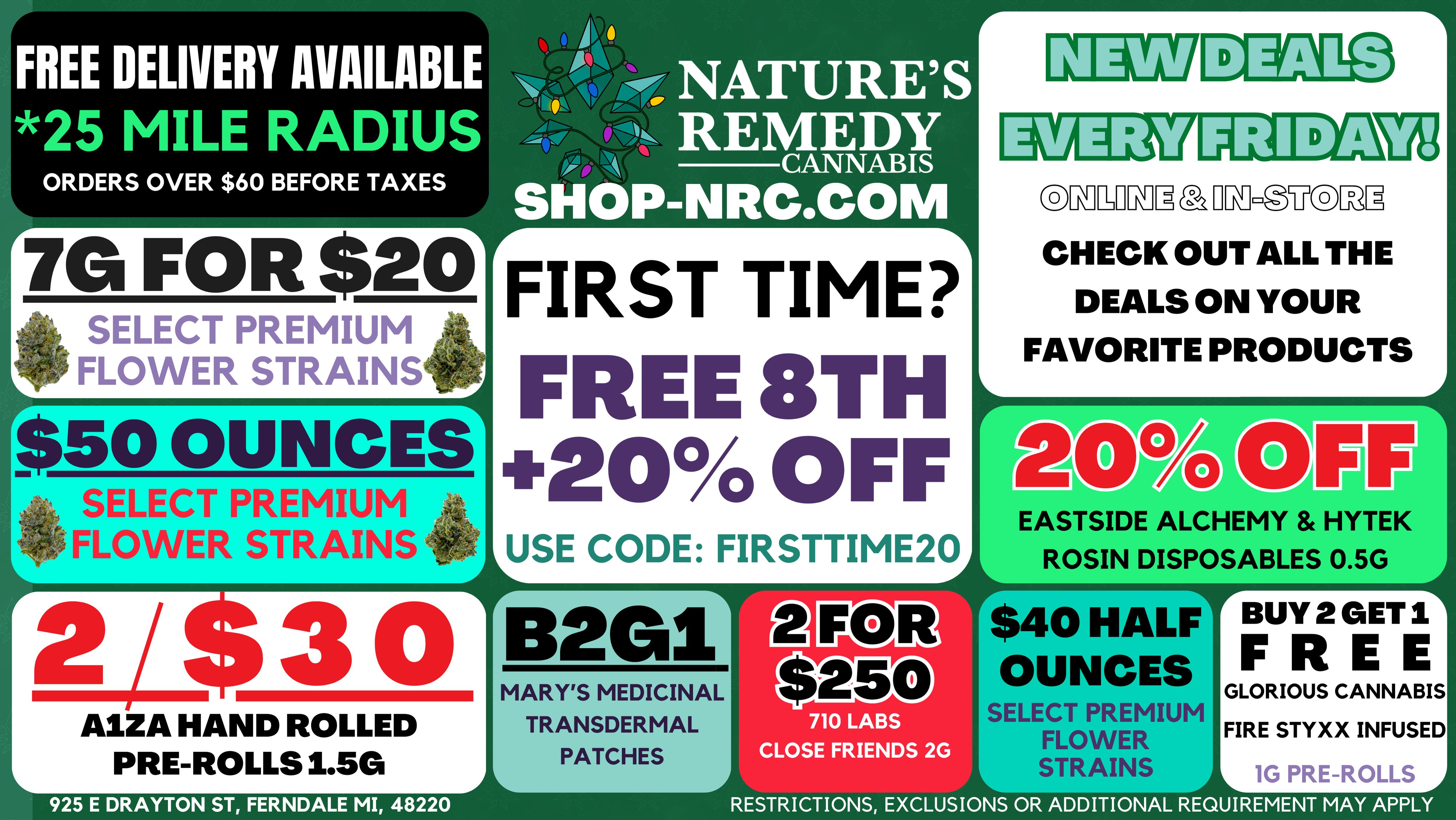 Nature's Remedy Delivery ⭐ULTIMATE HOLIDAY SAVINGS!⭐