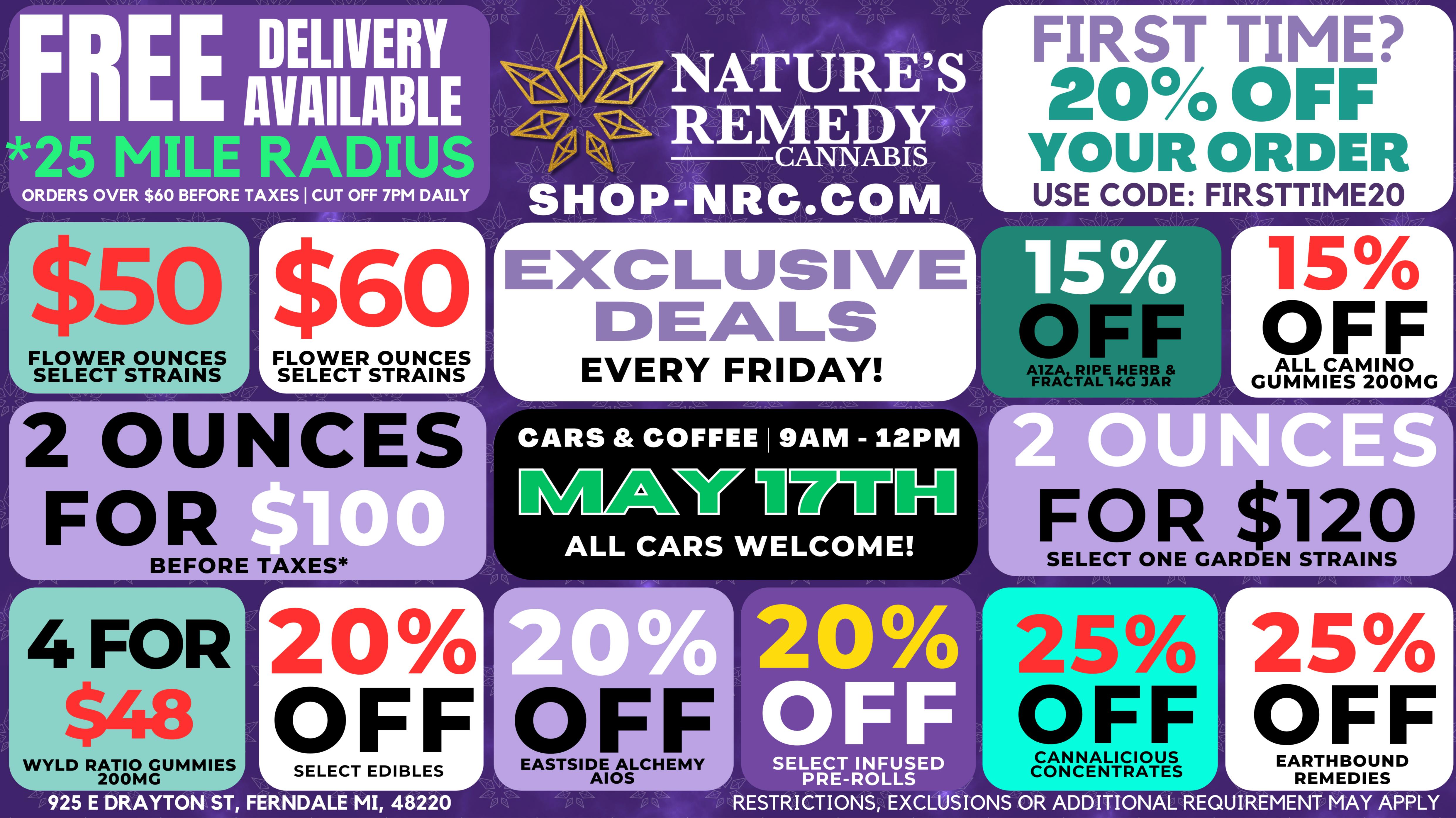 Nature's Remedy Delivery 🌸IT'S GONNA BE MAY🌸