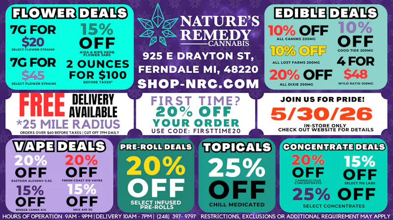 Nature's Remedy - Ferndale's Hidden Gem 🚨DEALS DEALS DEALS🚨