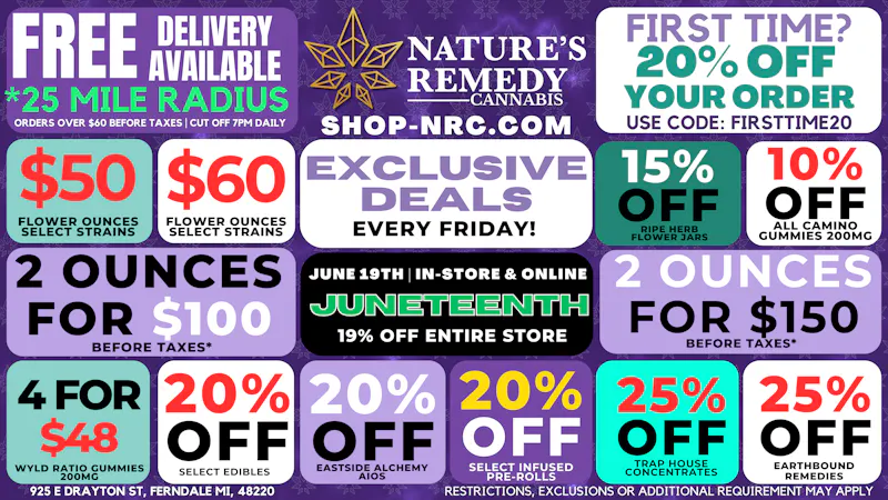 Nature's Remedy - Ferndale's Hidden Gem 🌈SMOKE LOUD SHOP PROUD WITH NRC🌈