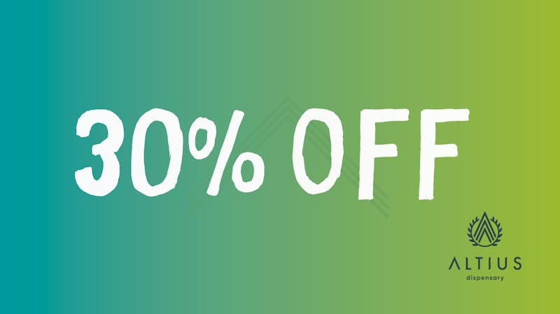 Altius Dispensary - Round Lake Beach 30% off Bedford Grow