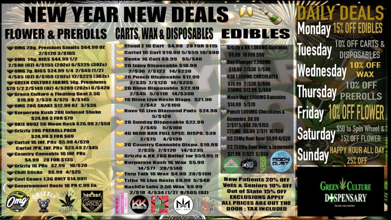 Green Culture - Miami New Year New Deals!! 2026