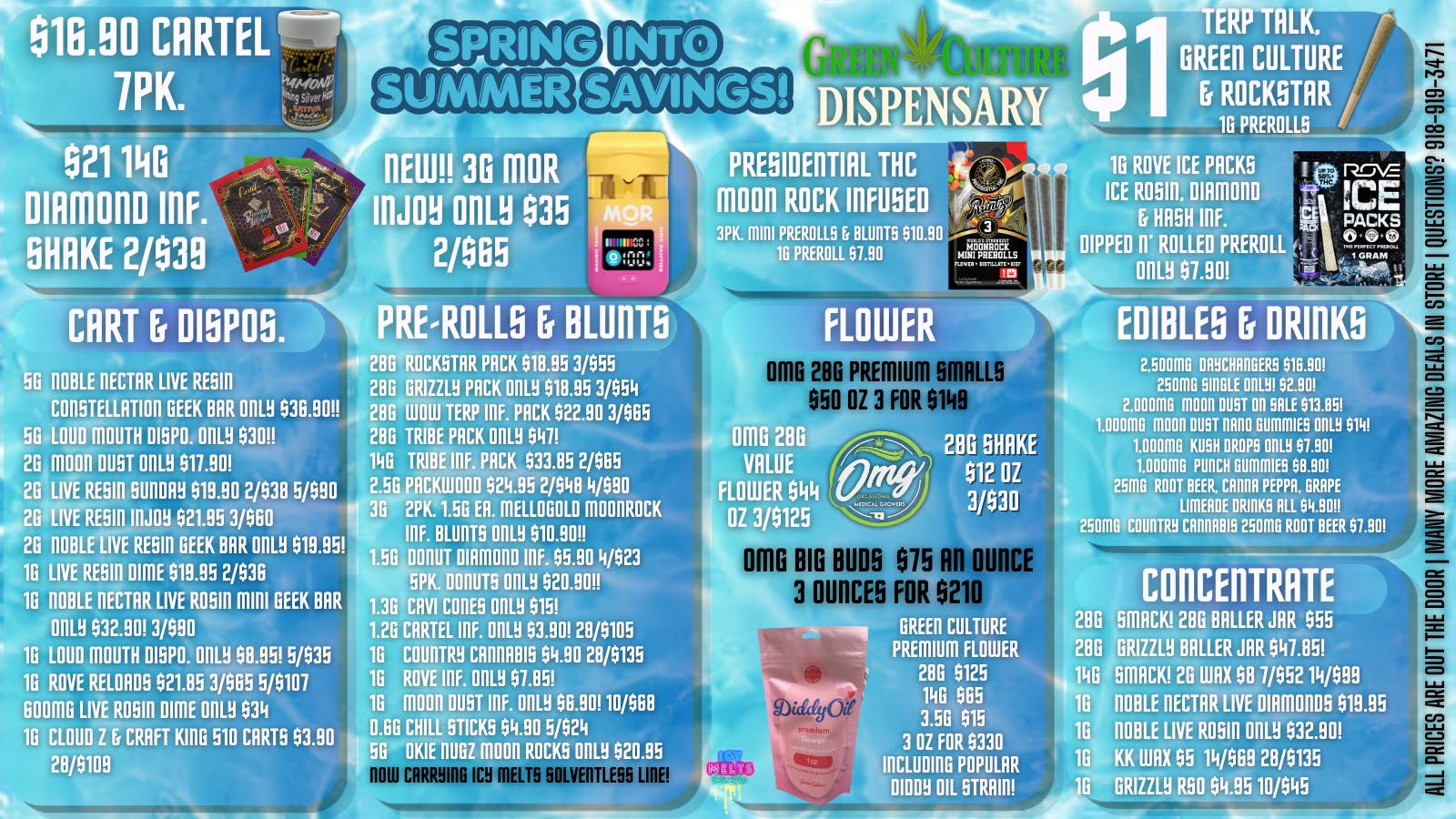 Green Culture - Miami Spring Into Summer Savings ONLY @ Green Culture 💦