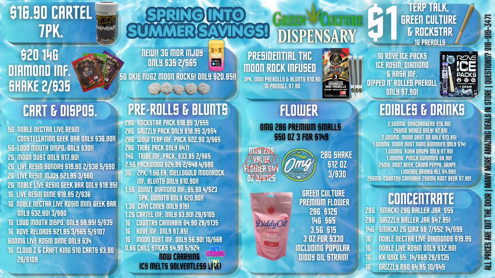 Green Culture - Miami Spring Into Summer Savings ONLY @ Green Culture 💦