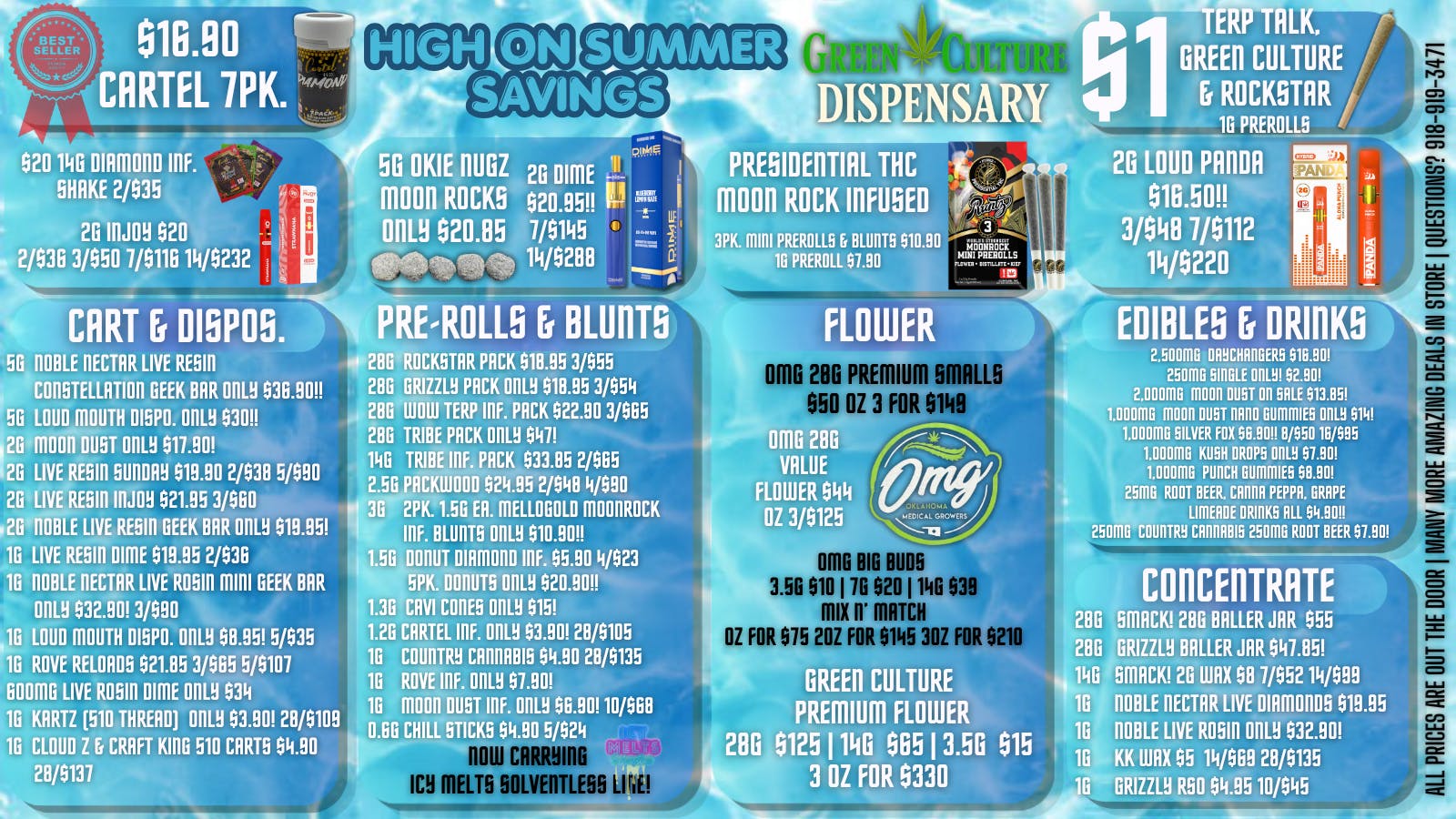 Green Culture - Miami HIGH ON SUMMER SAVING!!