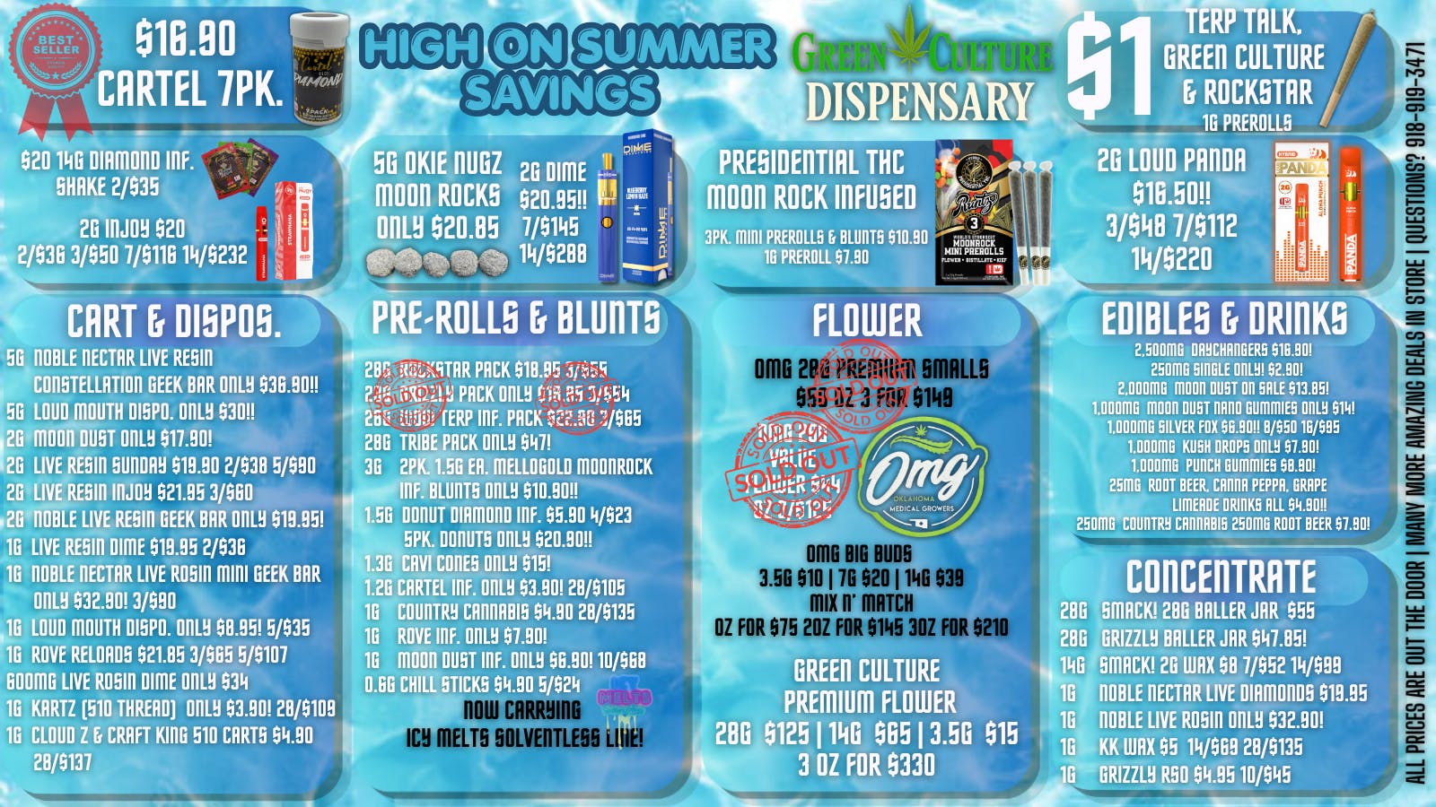 Green Culture - Miami HIGH ON SUMMER SAVING!!