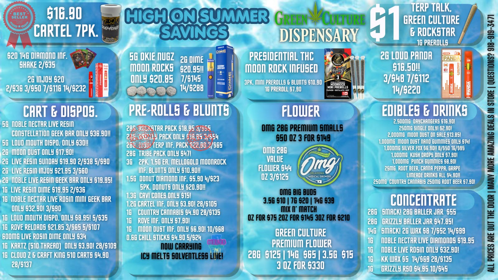 Green Culture - Miami HIGH ON SUMMER SAVING!!