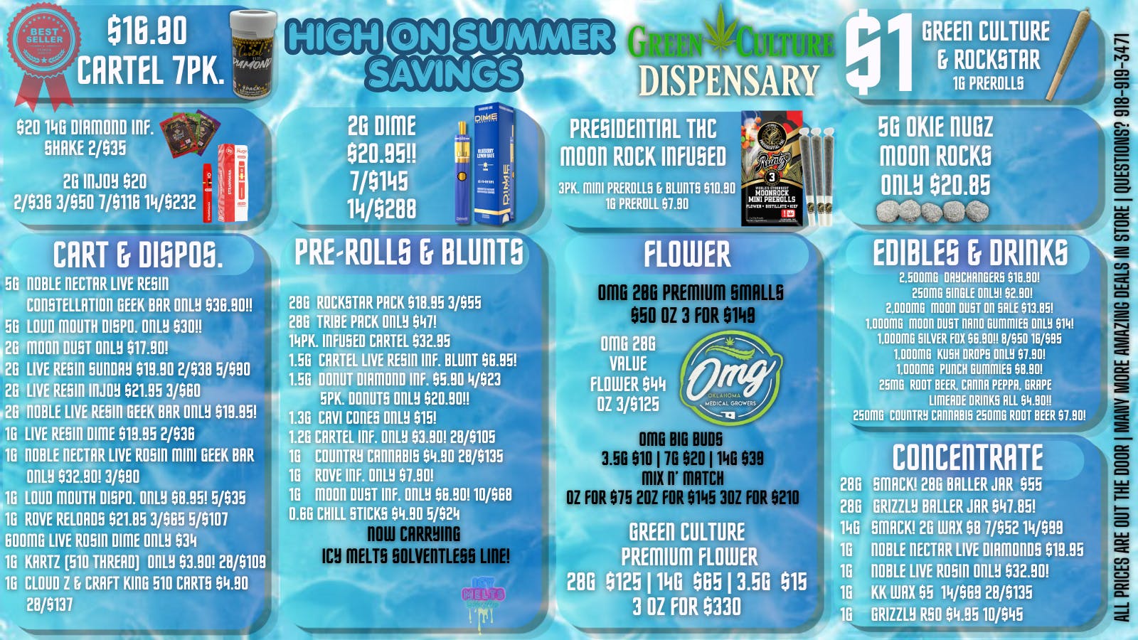 Green Culture - Miami HIGH ON SUMMER SAVING!!