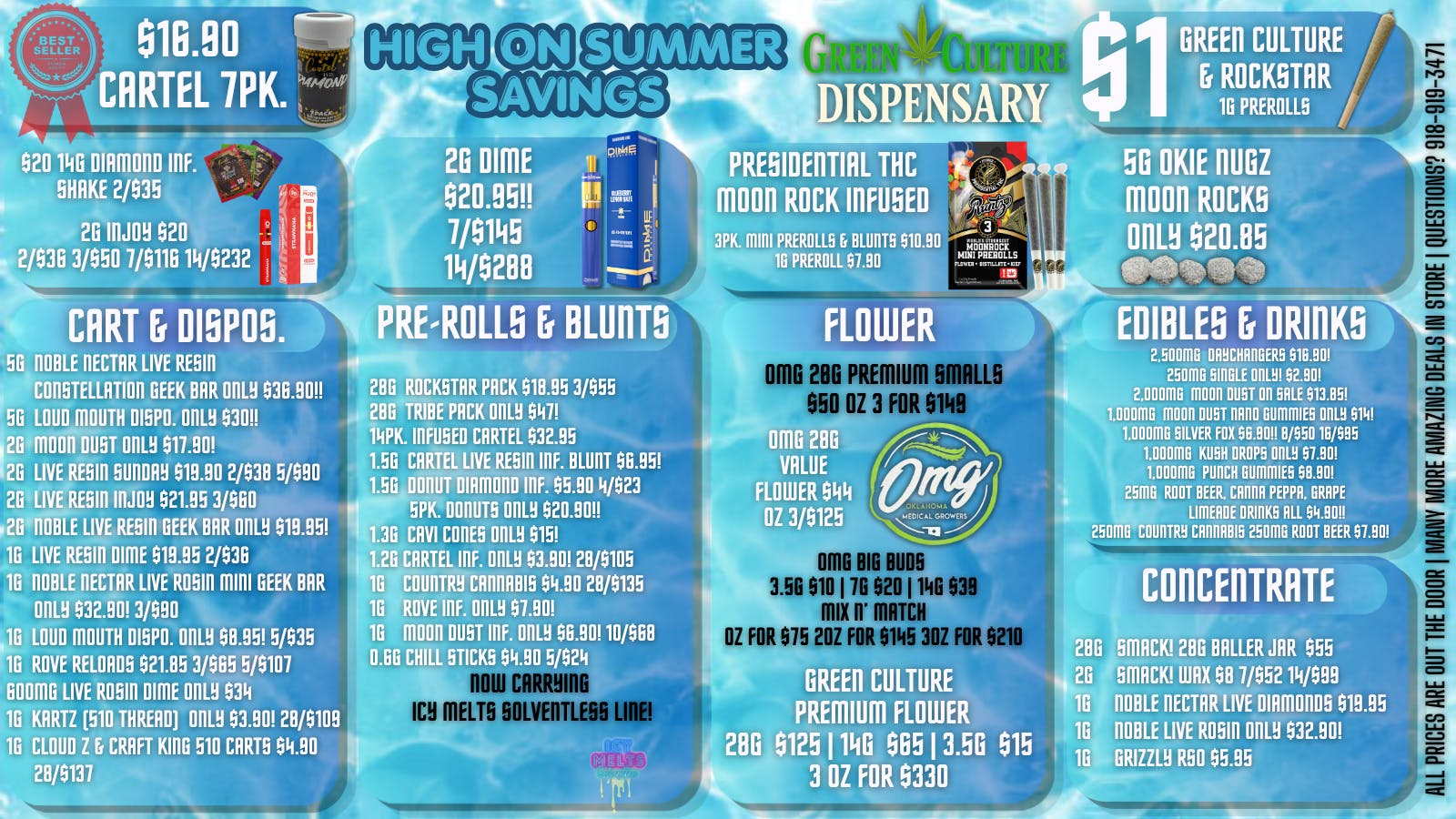 Green Culture - Miami HIGH ON SUMMER SAVING!!