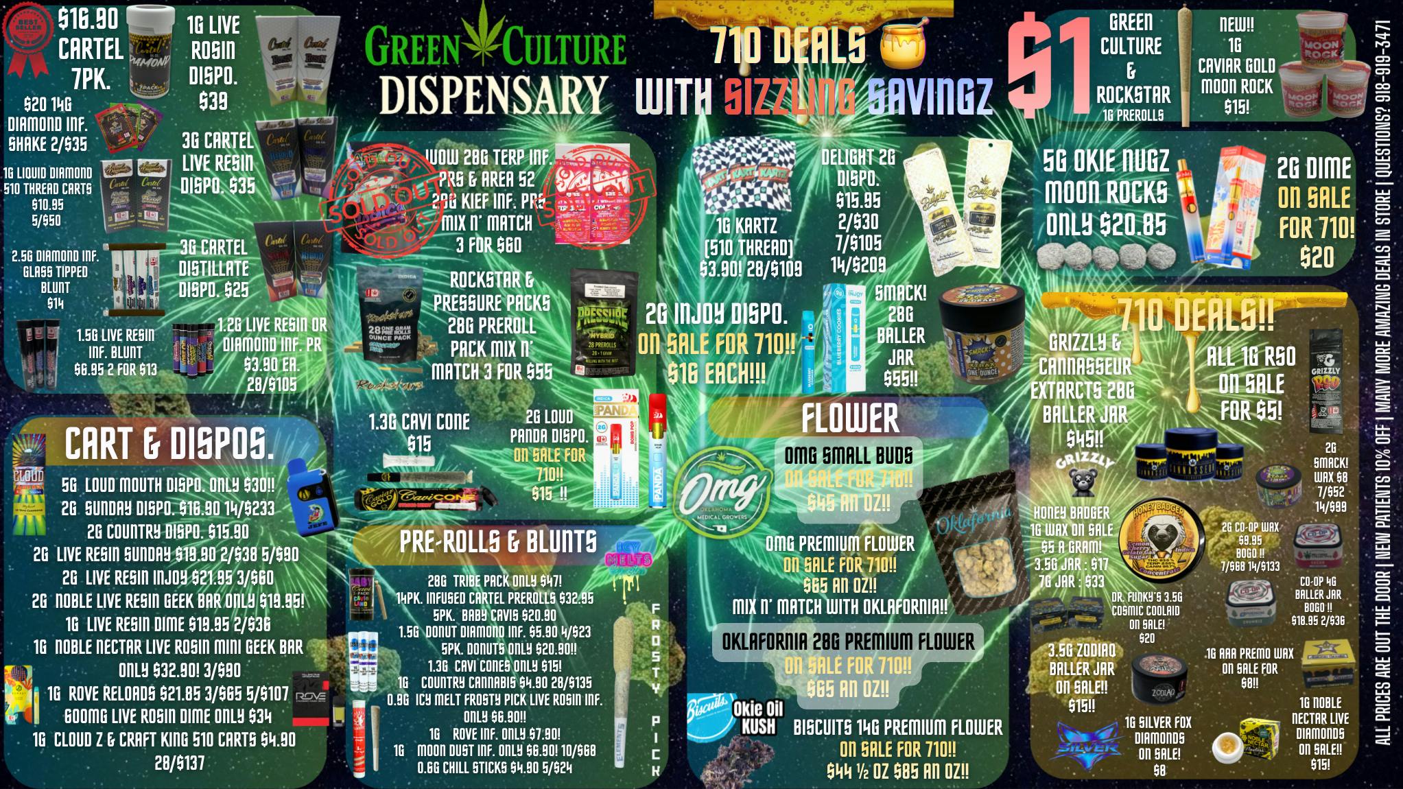 Green Culture - Miami 710 DEALS 🍯 WITH SIZZLING SAVINGS!!