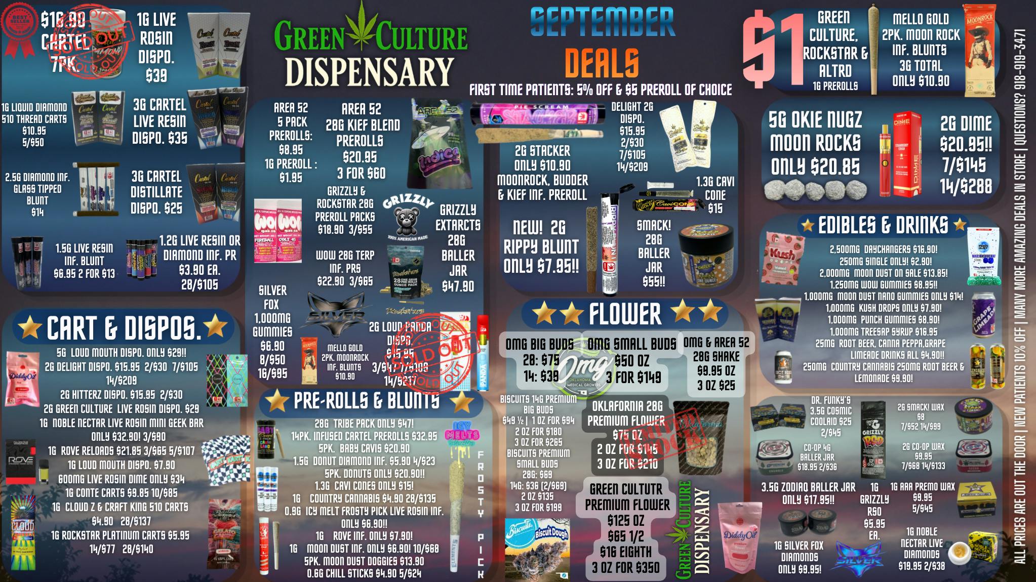 Green Culture - Miami FALL INTO SEPTEMBER DEALS ONLY @ GREEN CULTURE 🍃