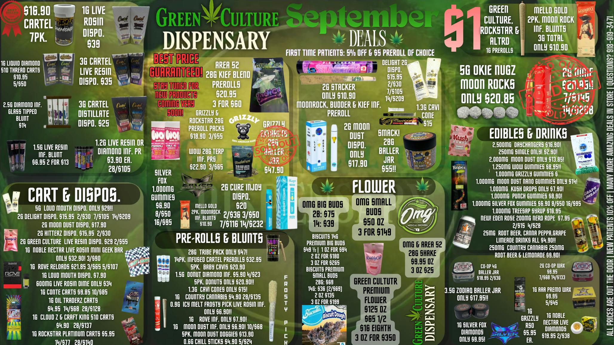Green Culture - Miami FALL INTO SEPTEMBER DEALS ONLY @ GREEN CULTURE 🍃