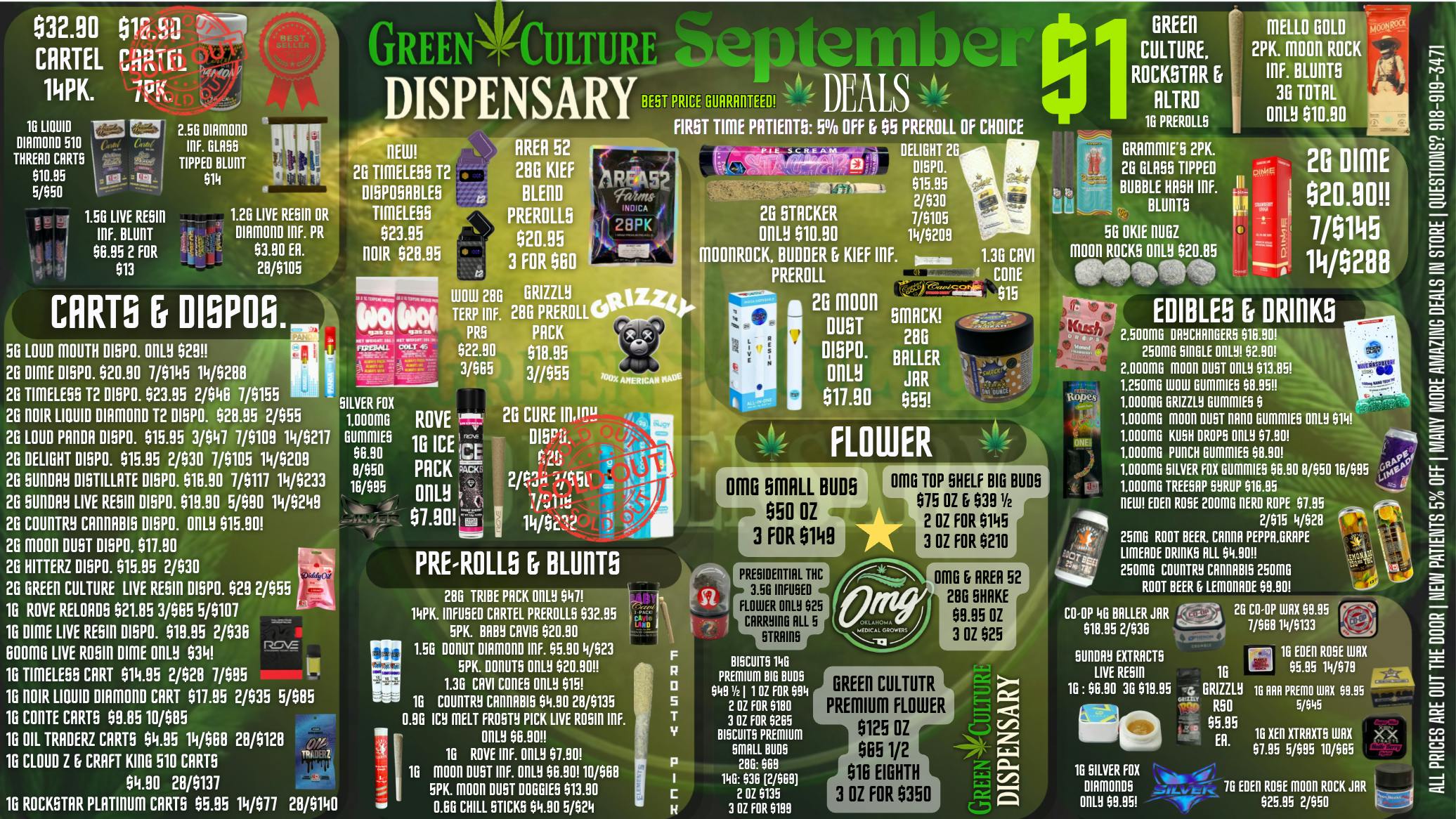 Green Culture - Miami FALL INTO SEPTEMBER DEALS ONLY @ GREEN CULTURE 🍃